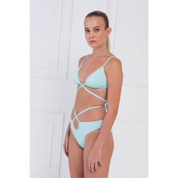 Turkuaz BAĞLAMALI BIKINI TAKIMI Turkuaz BAĞLAMALI BIKINI TAKIMI