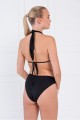 Siyah Biye Bağlamalı Bikini Takımı Siyah Biye Bağlamalı Bikini Takımı